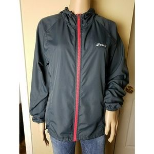 ASICS Packable Rain Running Wind Breaker Jacket